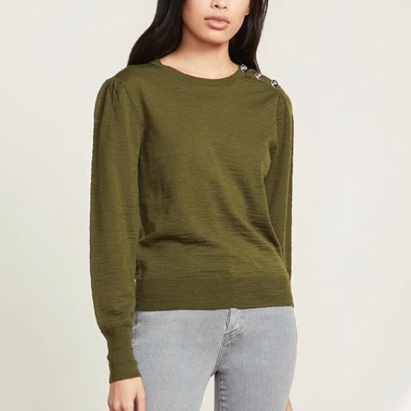 Veronica Beard Sweaters - Veronica Beard Sweater with Button Detail